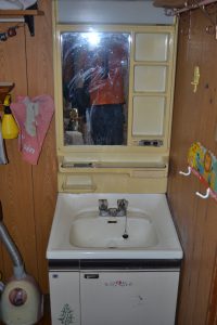 宮崎市 リフォーム 洗面化粧台 施工前