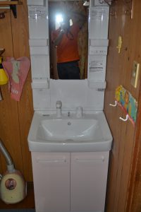 宮崎市 リフォーム 洗面化粧台 施工後