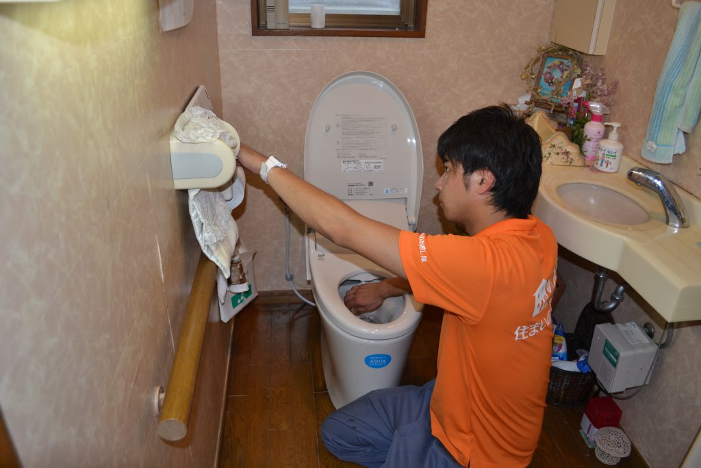 宮崎市 リフォーム トイレ 動作チェック