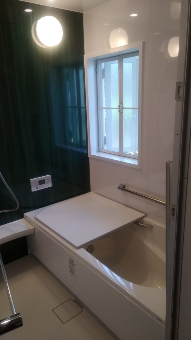 宮崎市 リフォーム お風呂 作業後