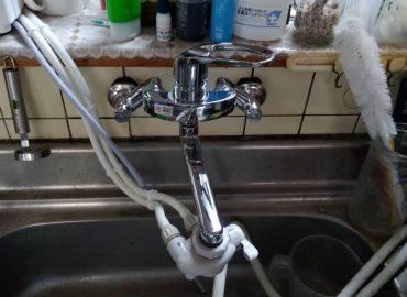 宮崎市のキッチン水栓交換