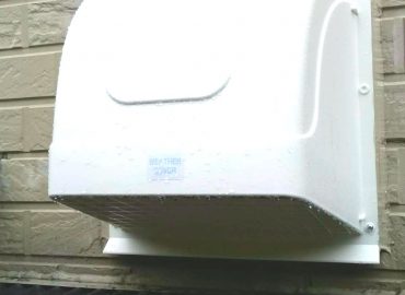 宮崎市のキッチン換気扇排気口カバー交換