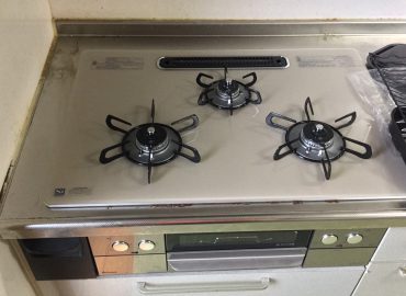宮崎市のコンロ取替え