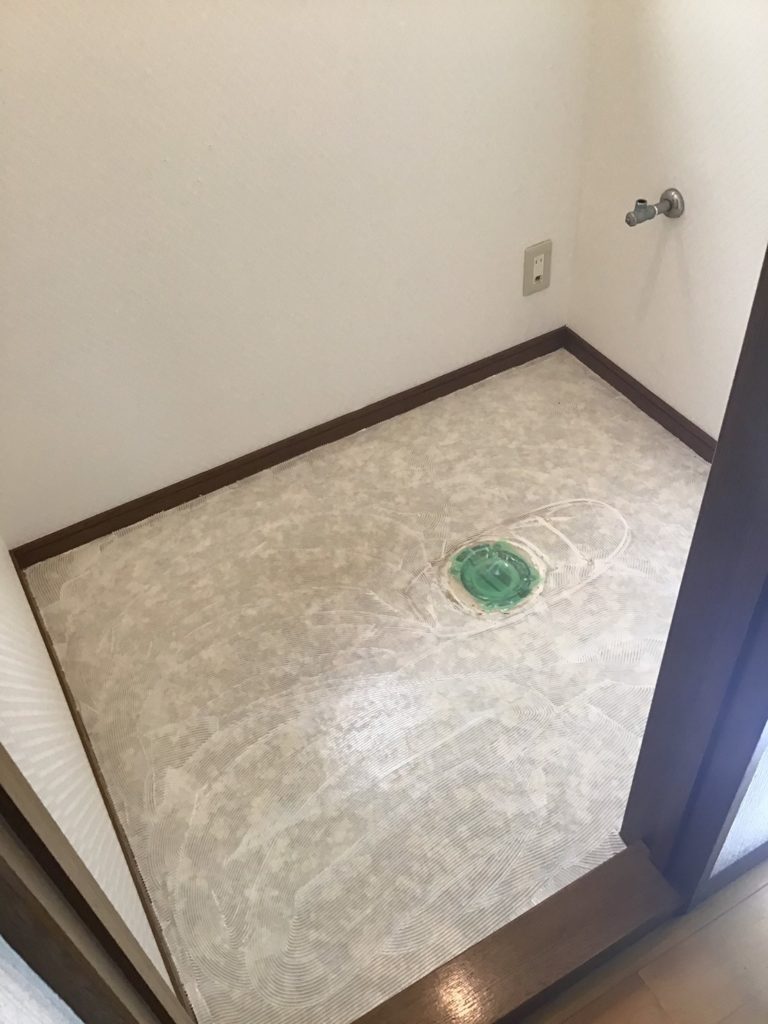 トイレリフォーム施行中