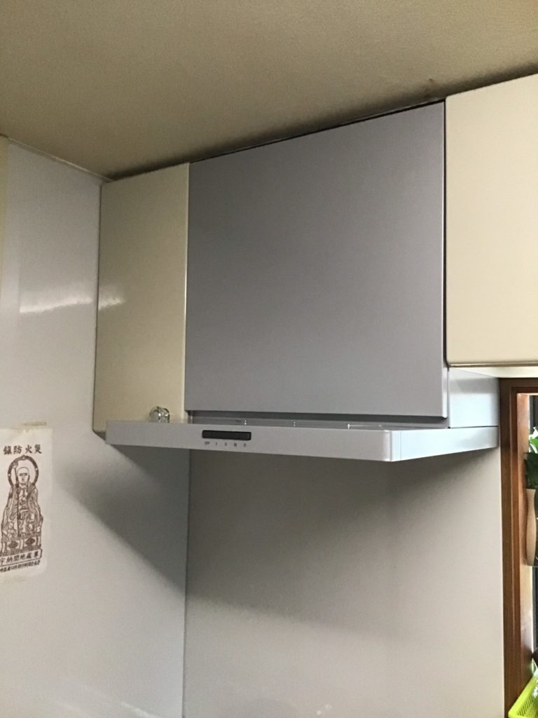 レンジフード交換施工後