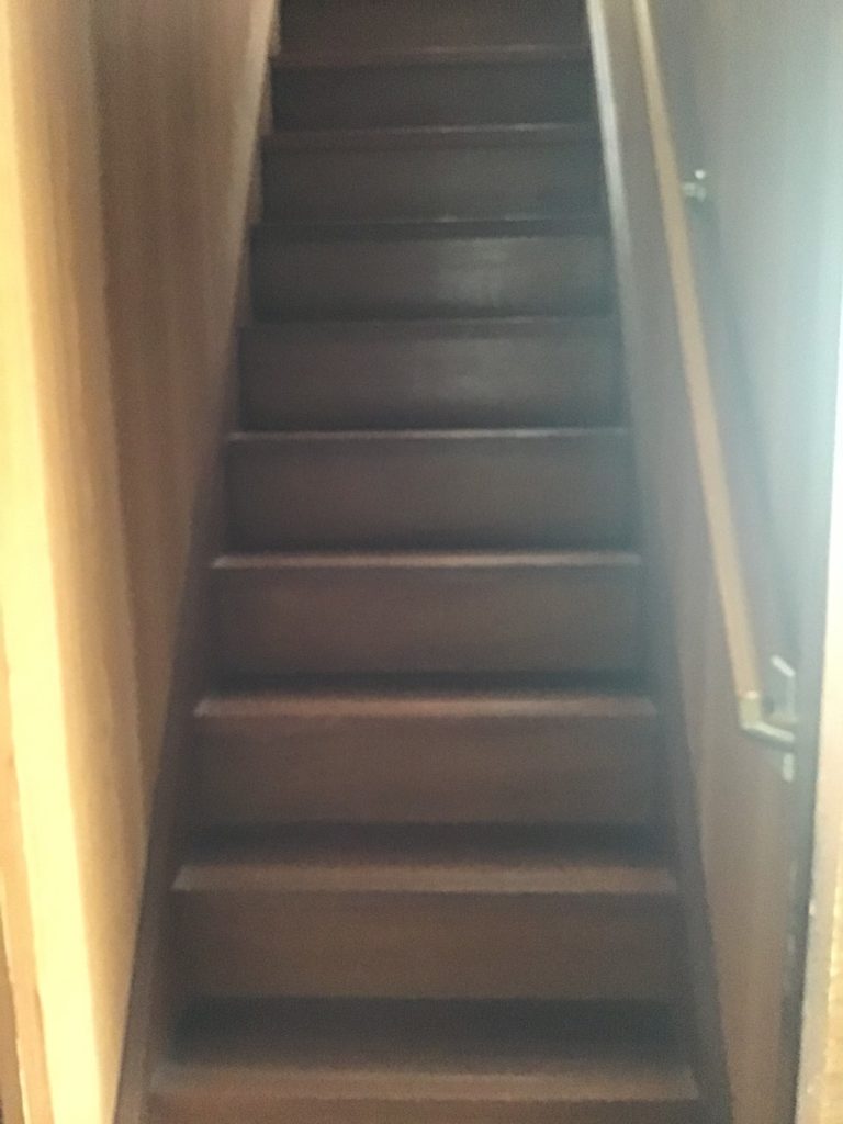 階段手すり取付後