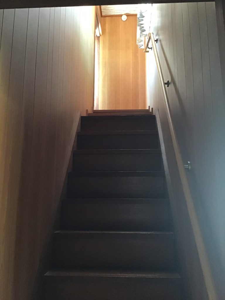 階段手すり取付後