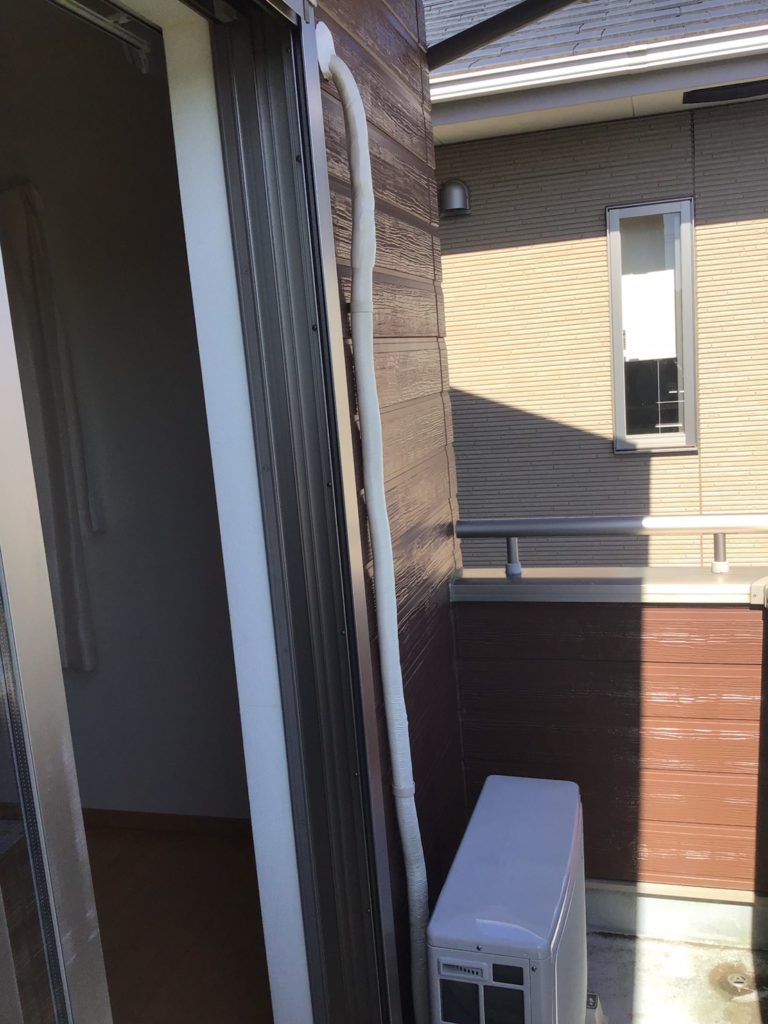 エアコン取付施工後