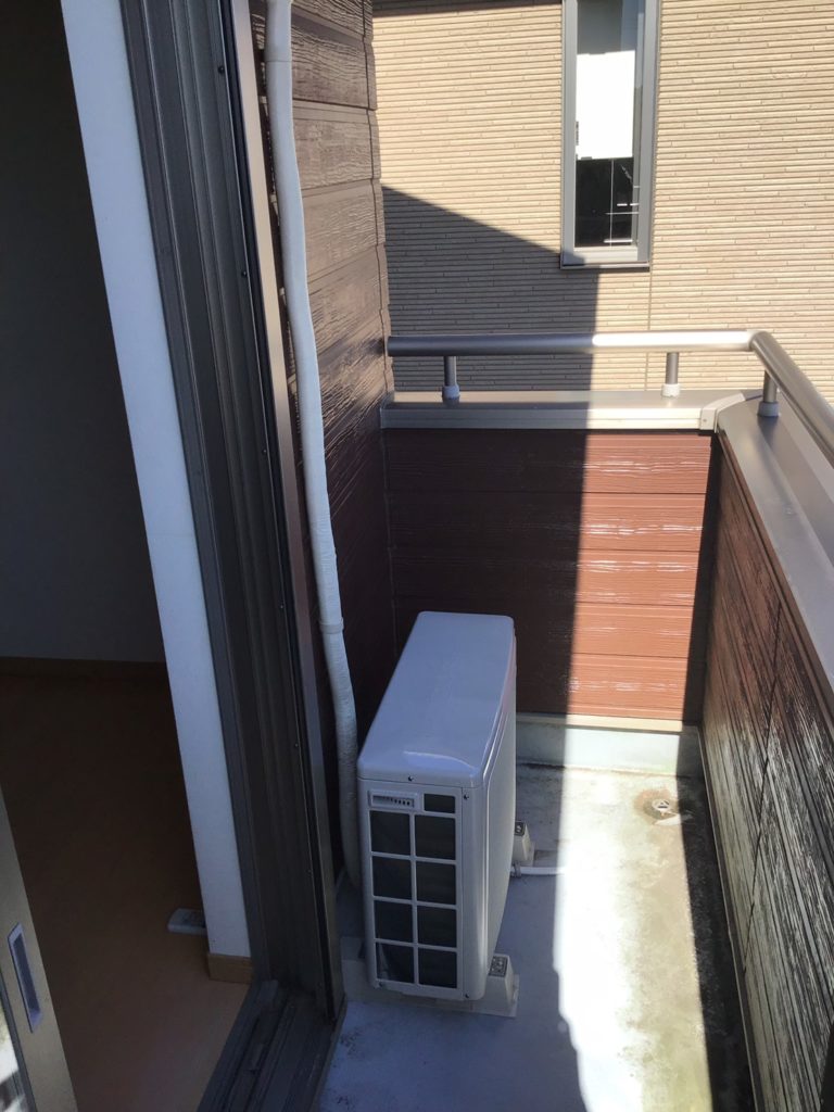 エアコン取付施工後