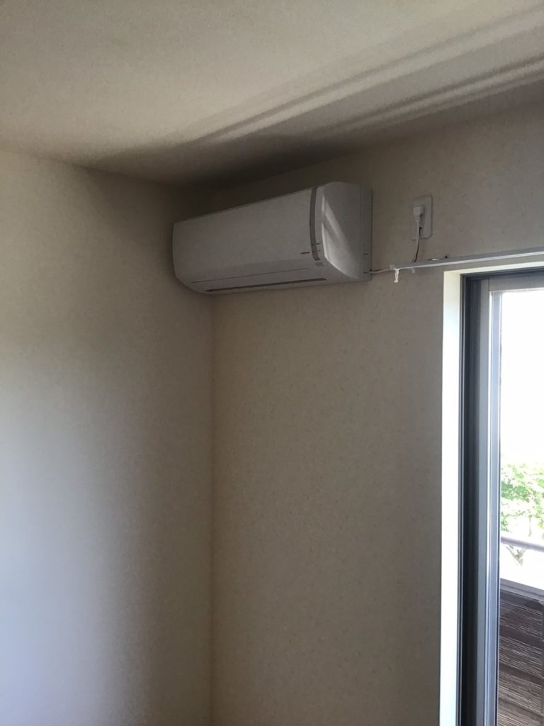 エアコン取付施工後