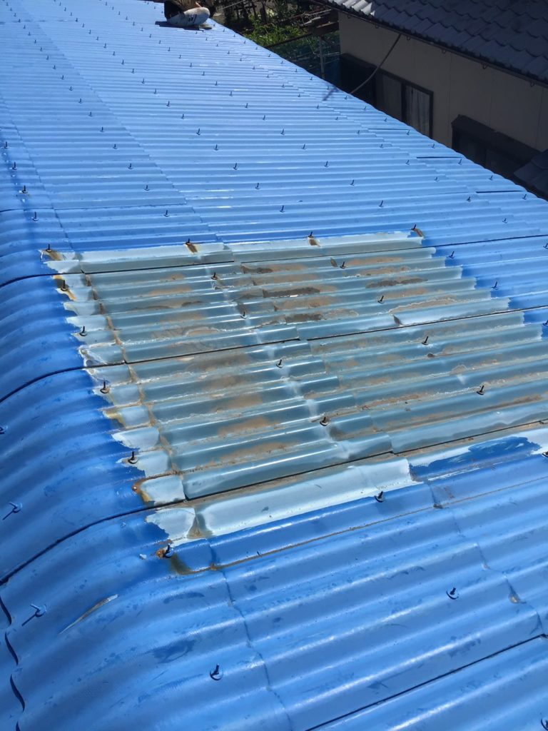 太陽熱温水器撤去後