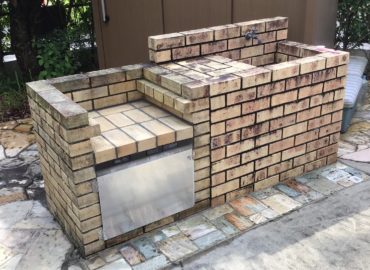 宮崎市のバーベキュー釜改良