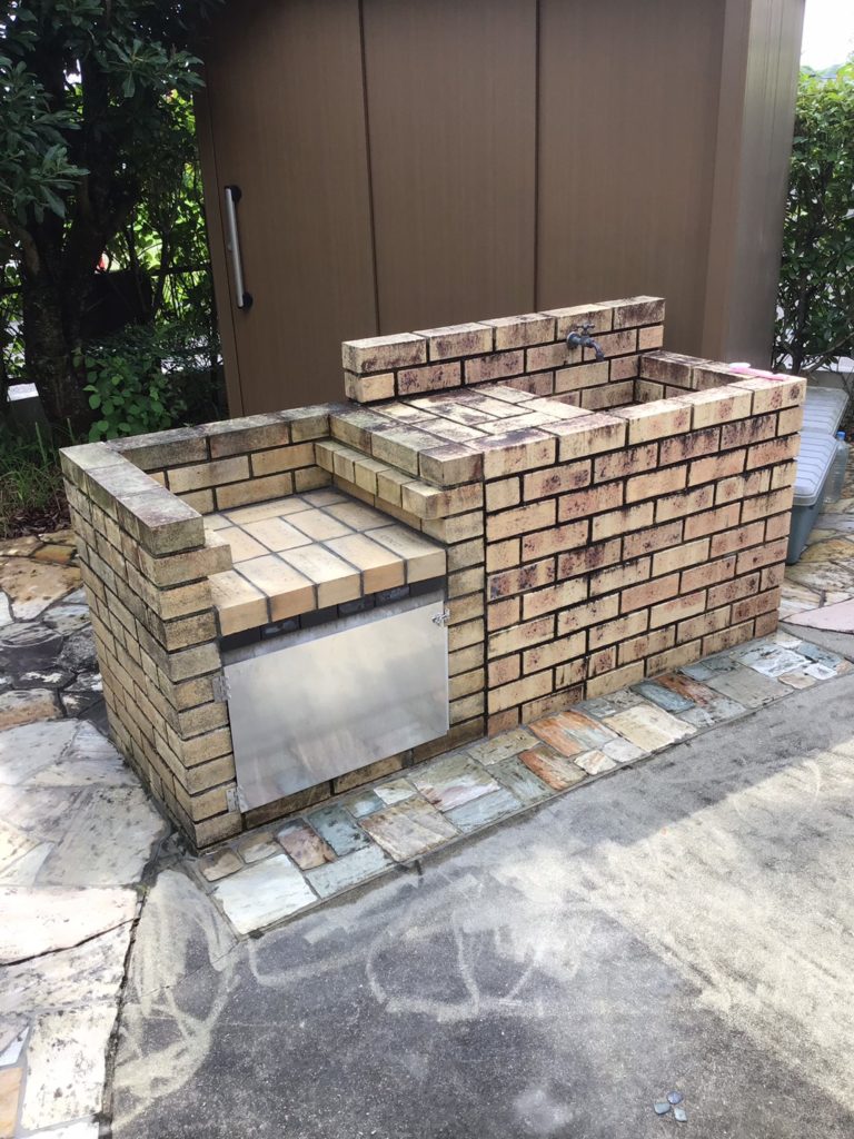 バーベキュー釜改良後