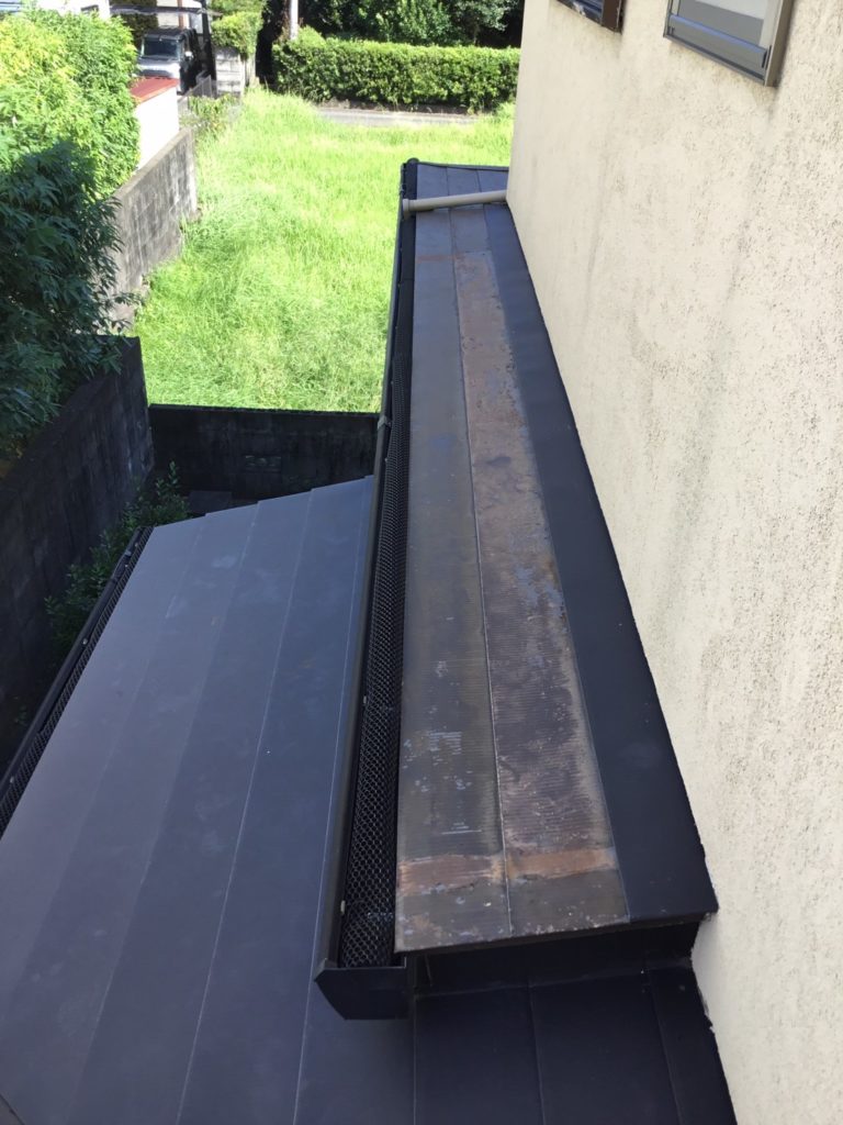 屋根塗装施工前