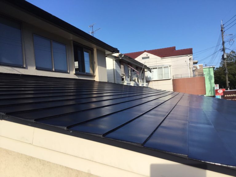 屋根塗装施工後