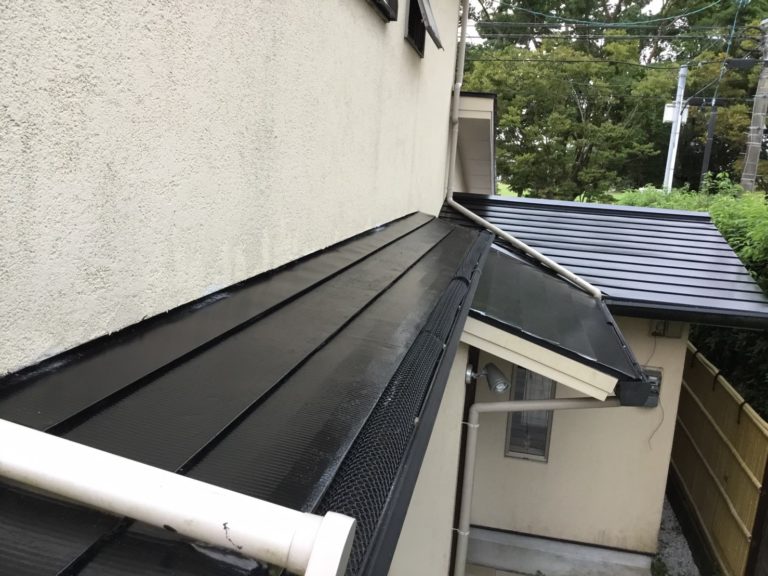 屋根塗装施工後