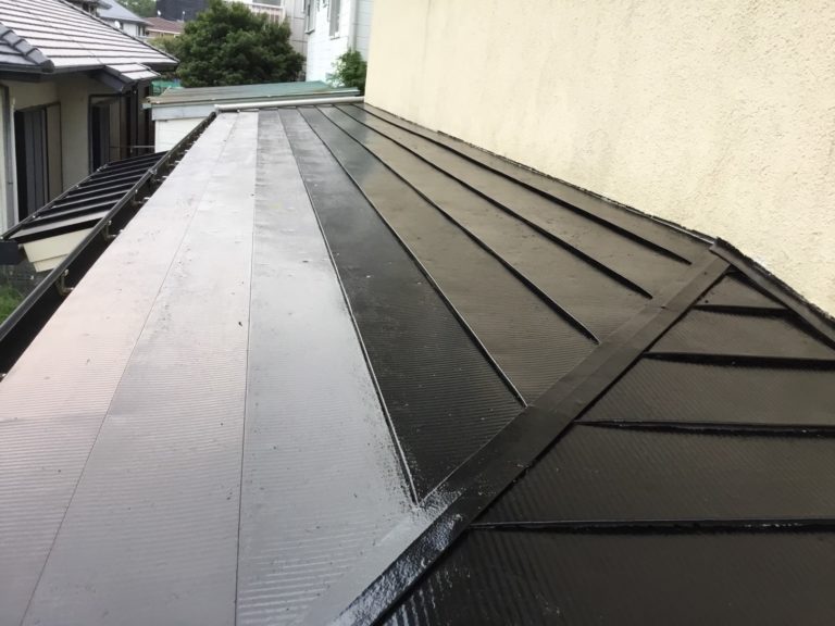 屋根塗装施工後