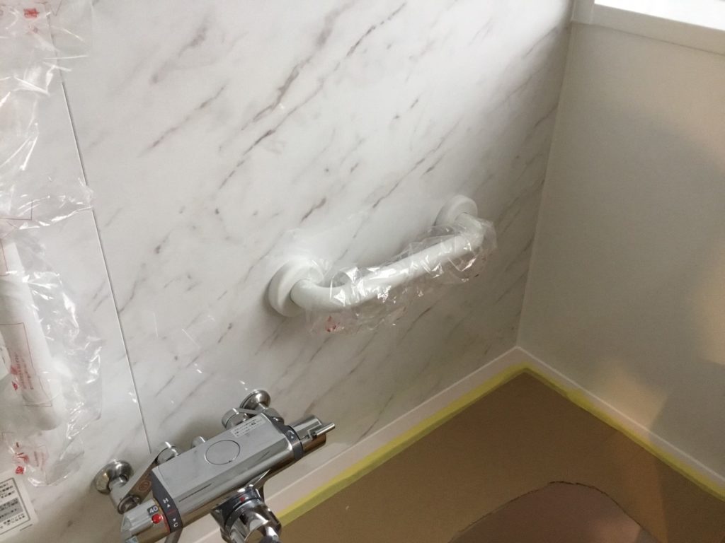 バスリフォーム施工中