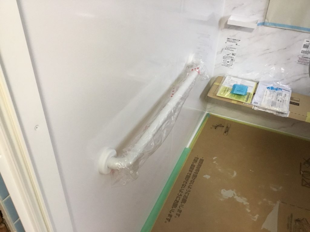 バスリフォーム施工中