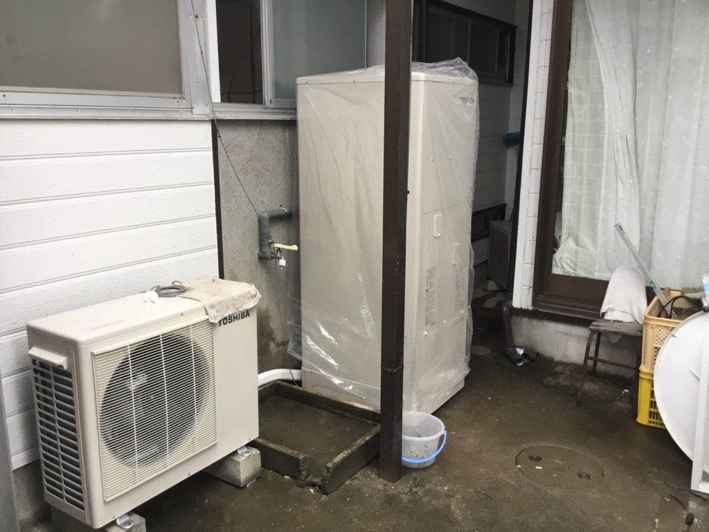 バスリフォーム施工中