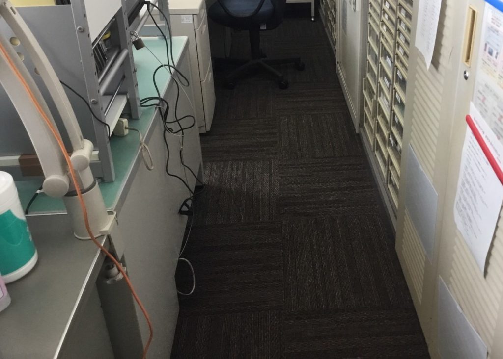 フロアカーペット張替後