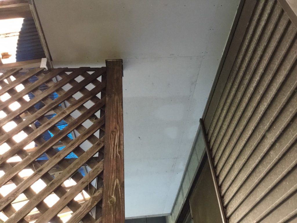 ベランダ内雨漏り補修工事施工後