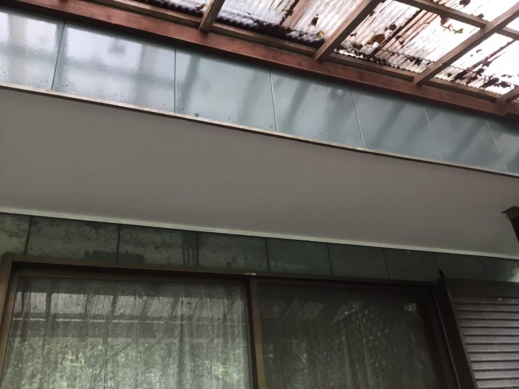 ベランダ内雨漏り補修工事施工後