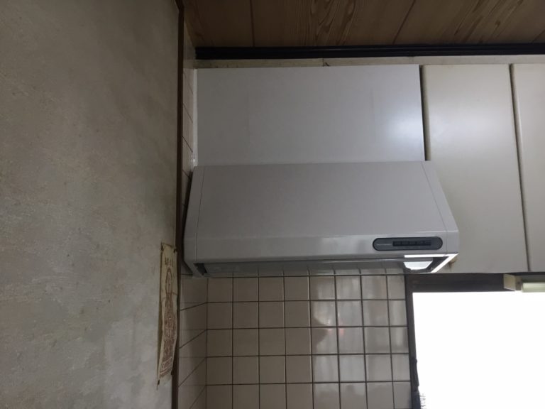 レンジフード交換後