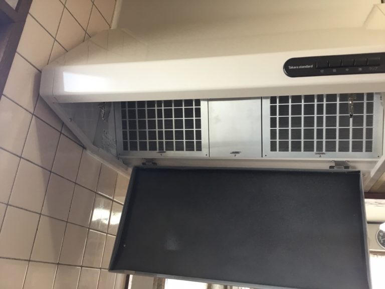 レンジフード交換後