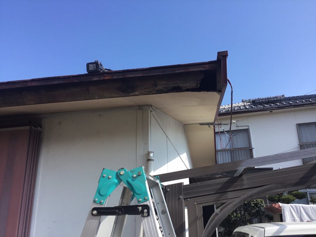 雨漏り補修施工前