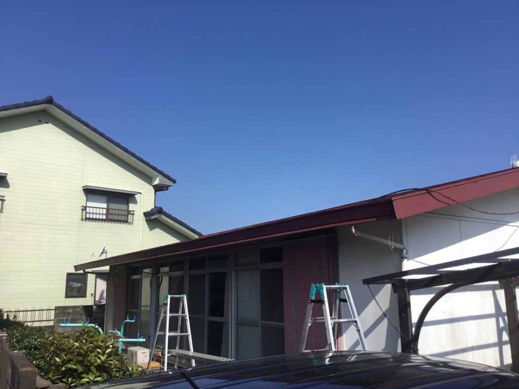 雨漏り補修施工前