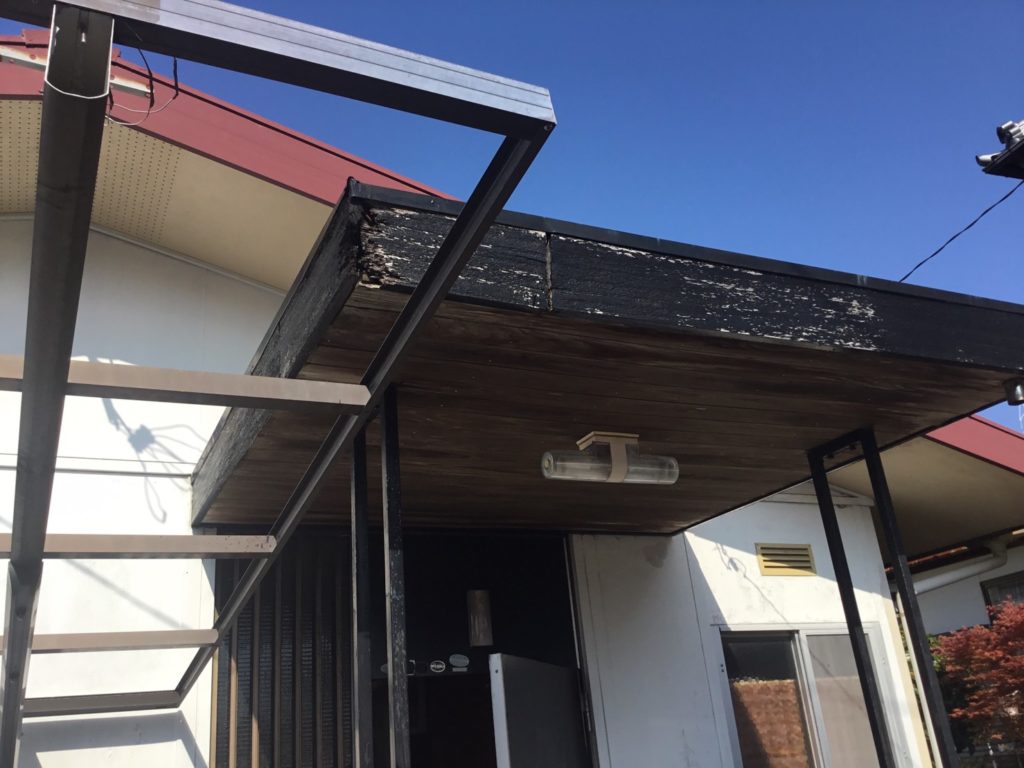 雨漏り補修施工前