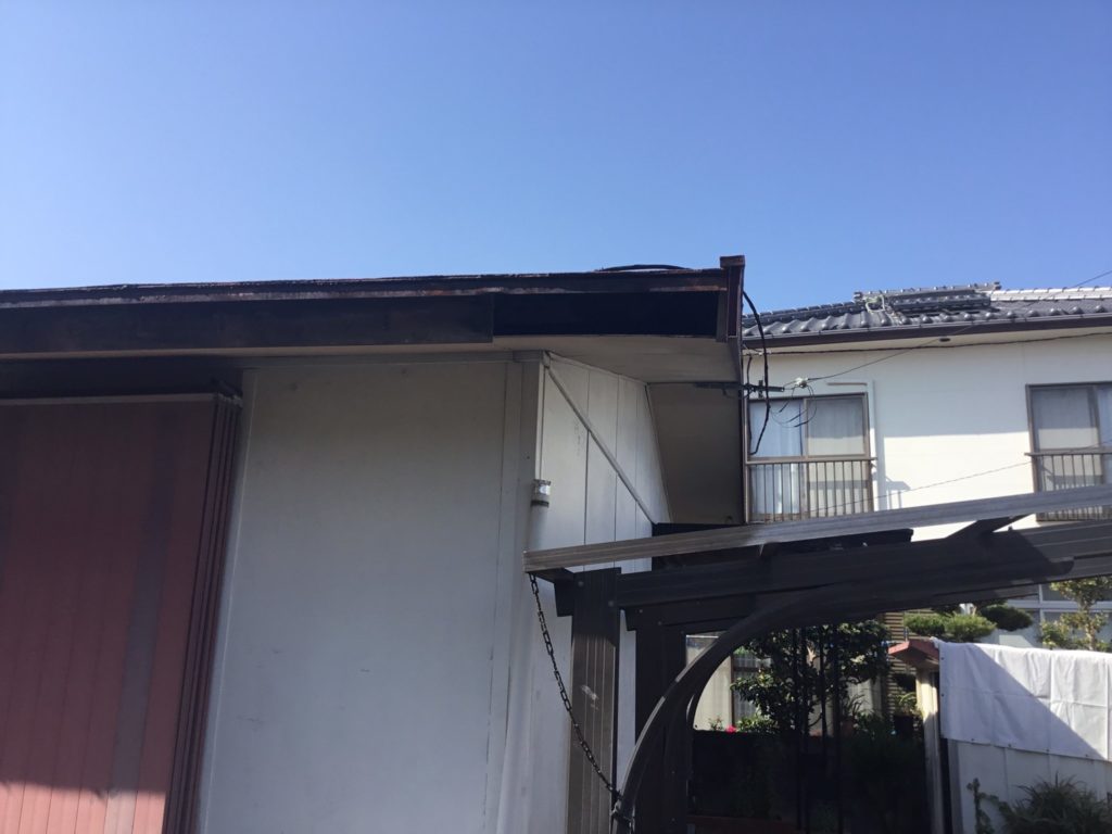 雨漏り補修施工前