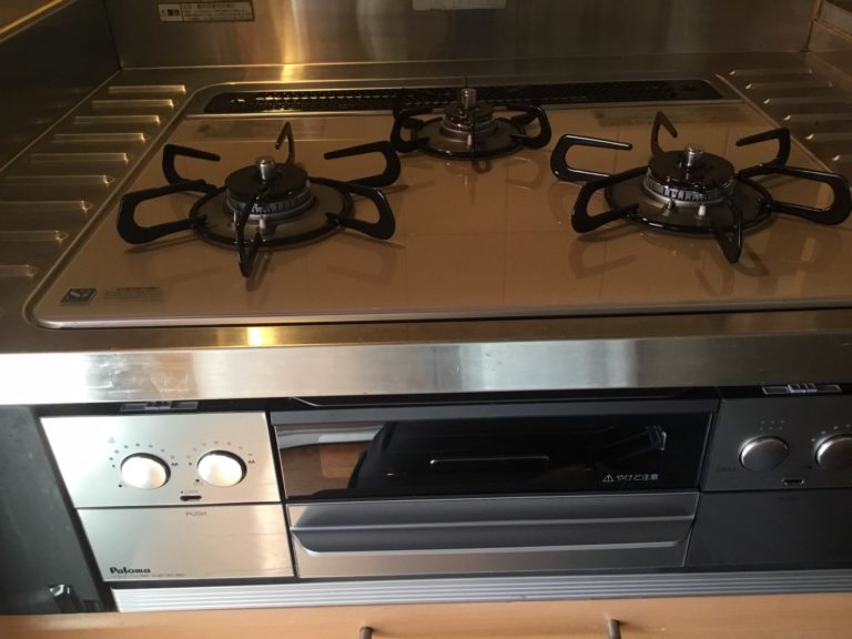 ビルトインコンロリフォーム施工後