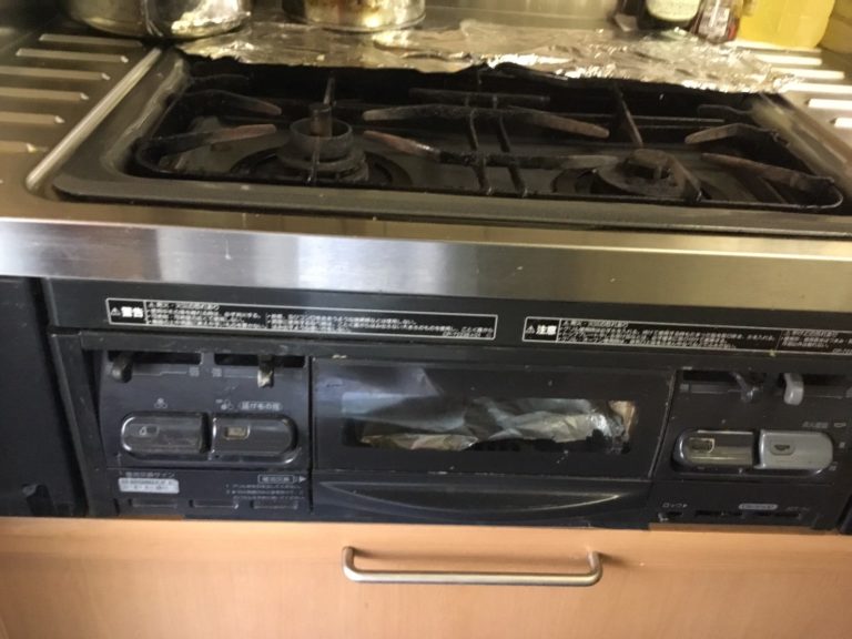 ビルトインコンロリフォーム施工前