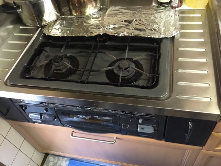 ビルトインコンロリフォーム施工前