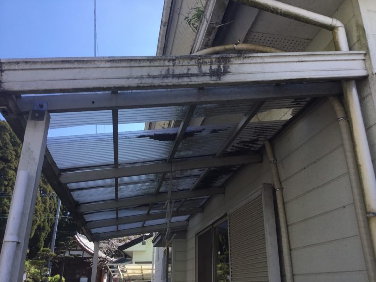 雨樋取替施工前