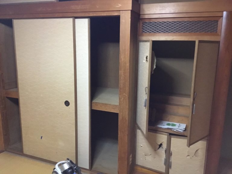 和室畳張替・クロス貼替施工前