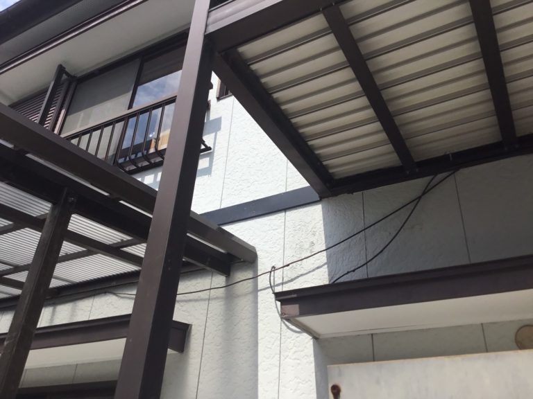 破風塗装施工後