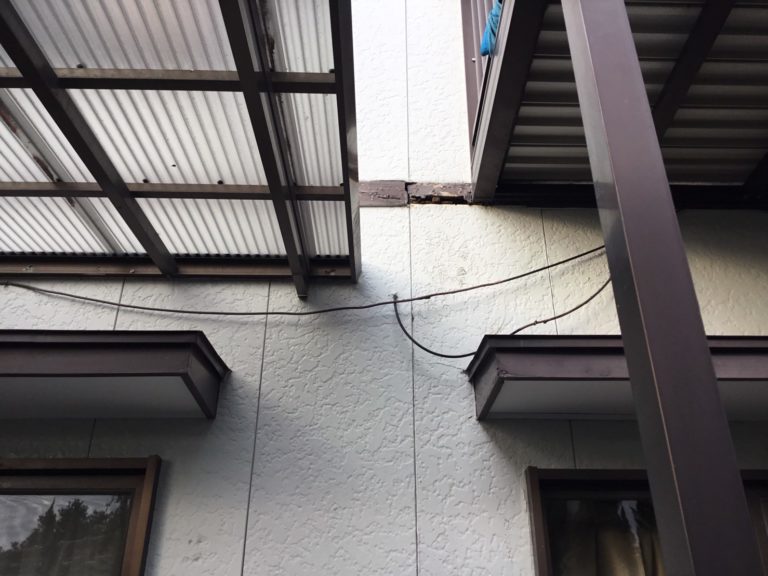 破風塗装施工前