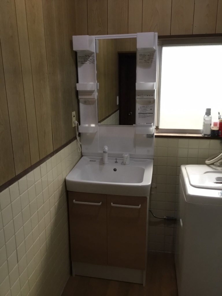 宮崎市の洗面化粧台リフォーム