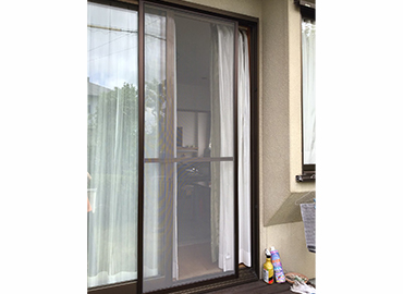 宮崎市の網戸サッシ交換