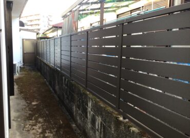 宮崎市のフェンス取り替え