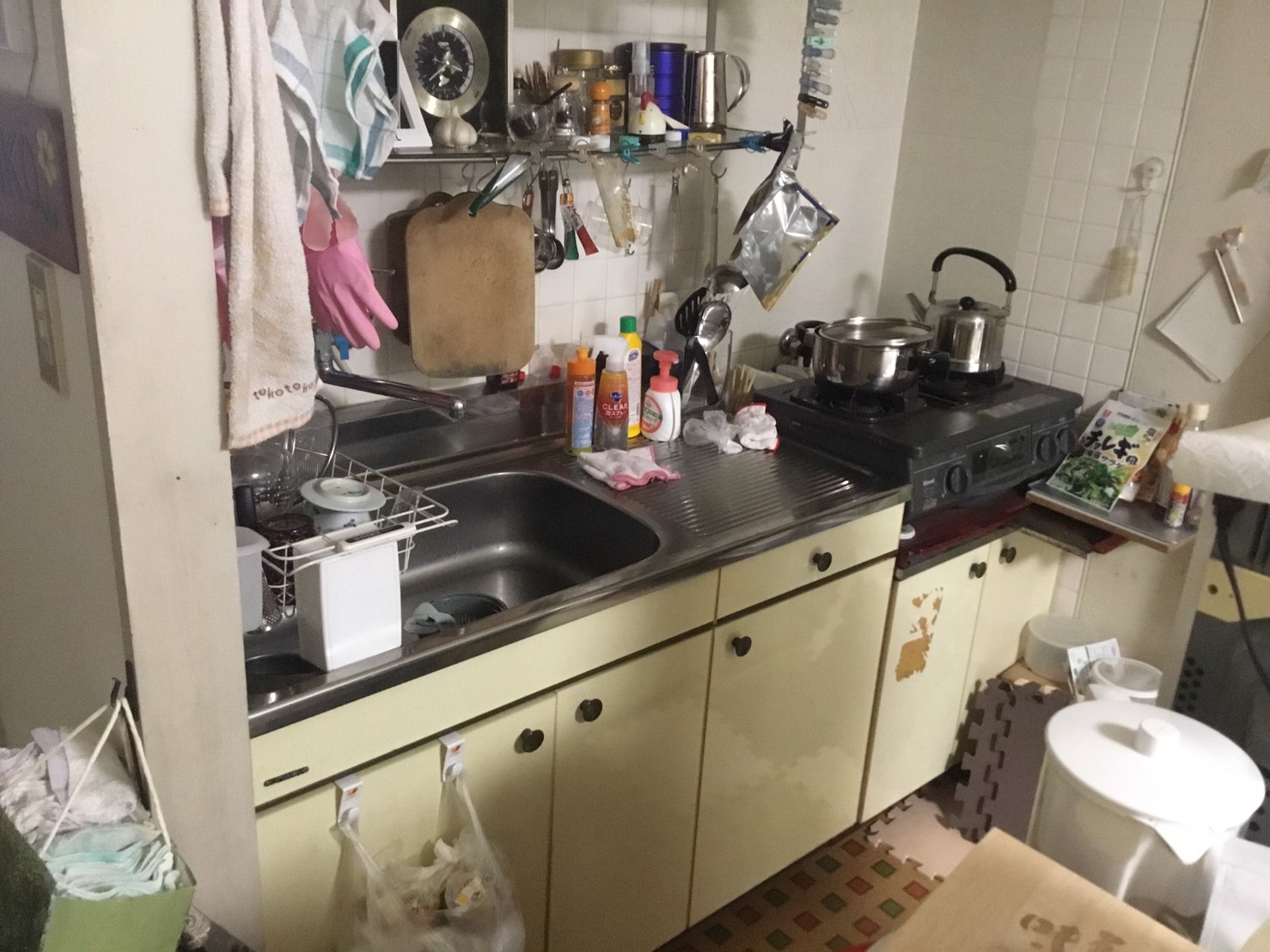 堀ノ内宅キッチン、トイレ、バス、洗面、床張替、クロス_190902_0008 堀ノ内宅キッチン、トイレ、バス、洗面、床張替、クロス_190902_0008