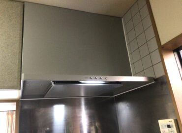 宮崎市レンジフード入替工事