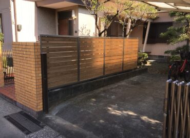 フェンス取付工事