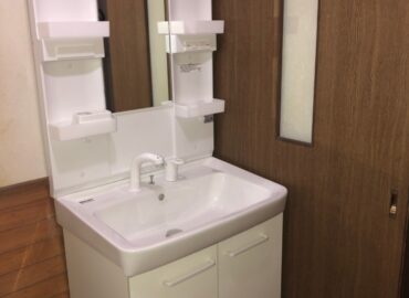 洗面化粧台リフォーム工事
