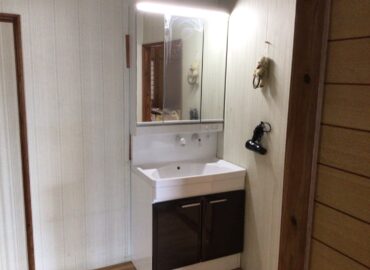 洗面化粧台リフォーム工事