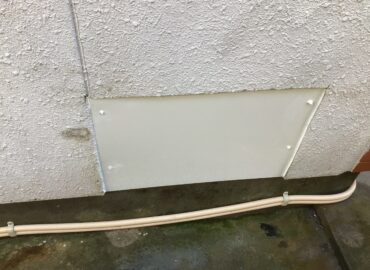 トイレ給水管漏水補修工事