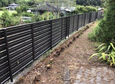 フェンス取付工事